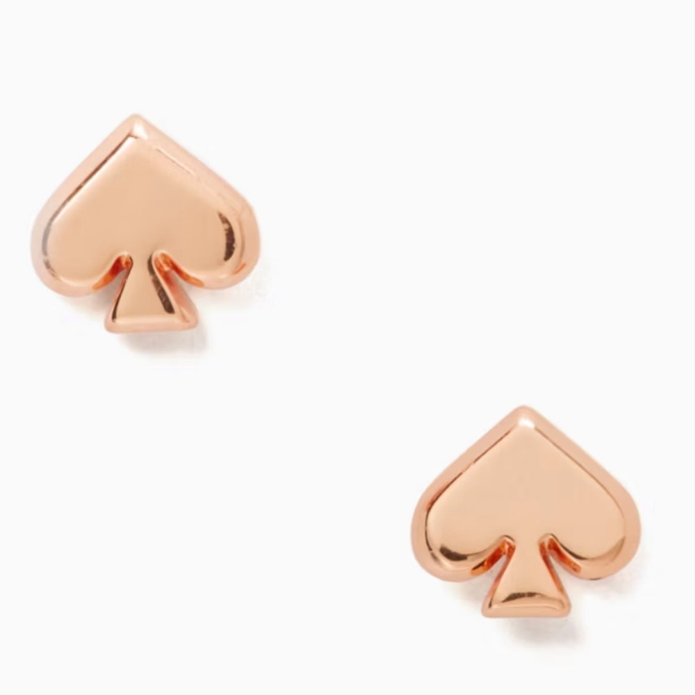 Kate spade rose gold studs